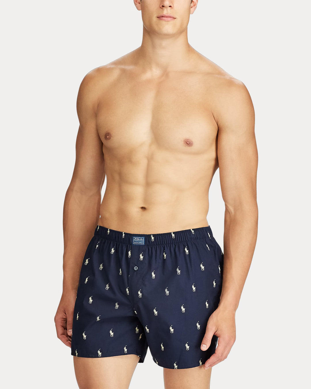 Ralph Lauren Classic Woven Cotton Allover Pony Boxer