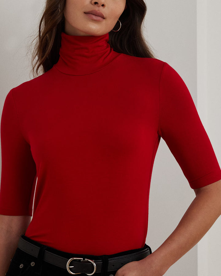 Ralph Lauren Stretch Jersey Turtleneck