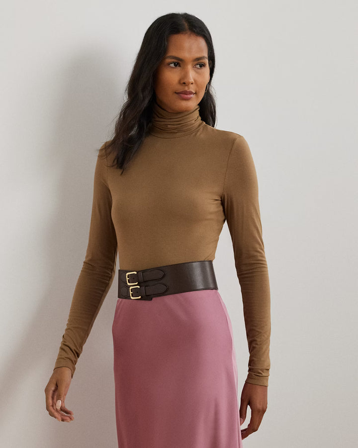 Ralph Lauren Stretch Jersey Turtleneck