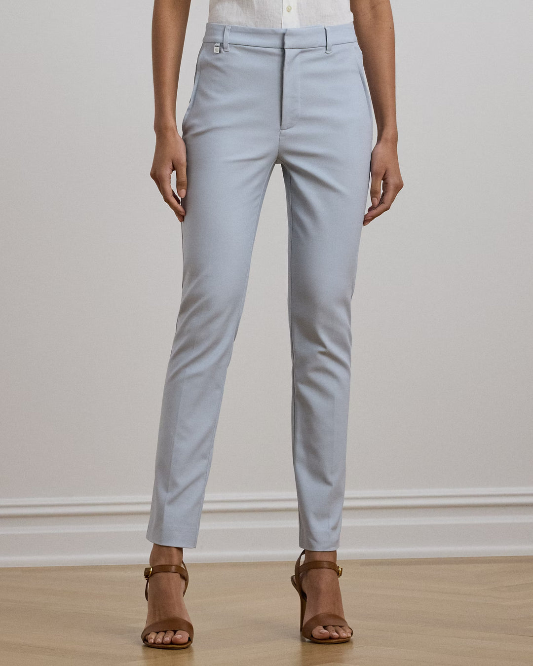 Ralph Lauren Double-Faced Stretch Cotton Pant