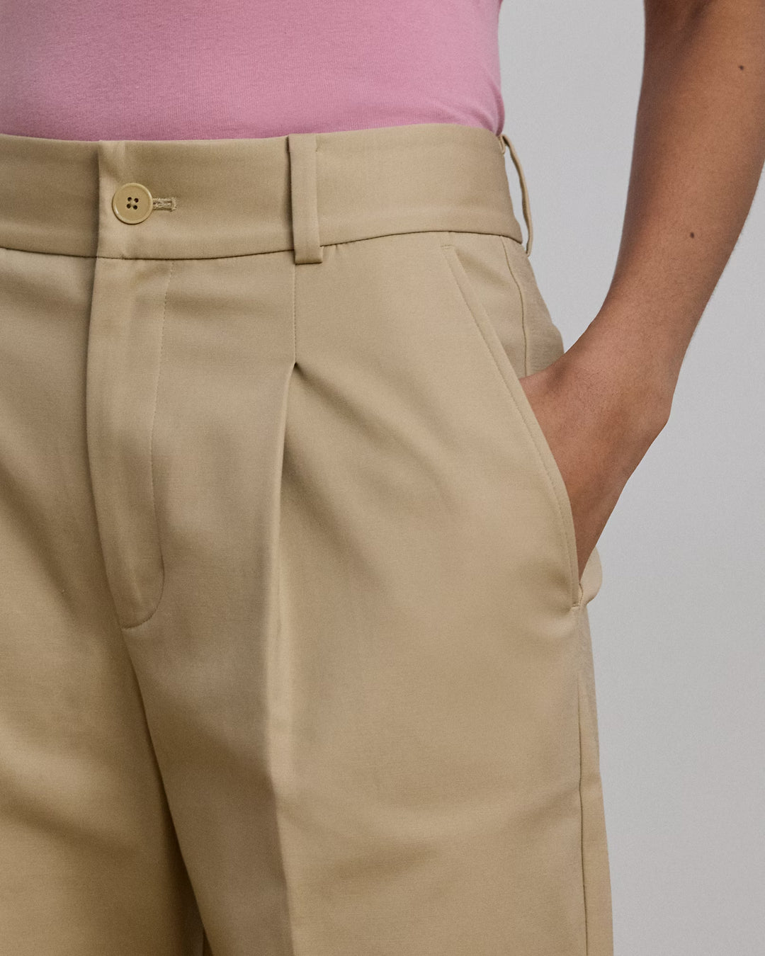 Ralph Lauren Double-Faced Stretch Cotton Ankle Pant