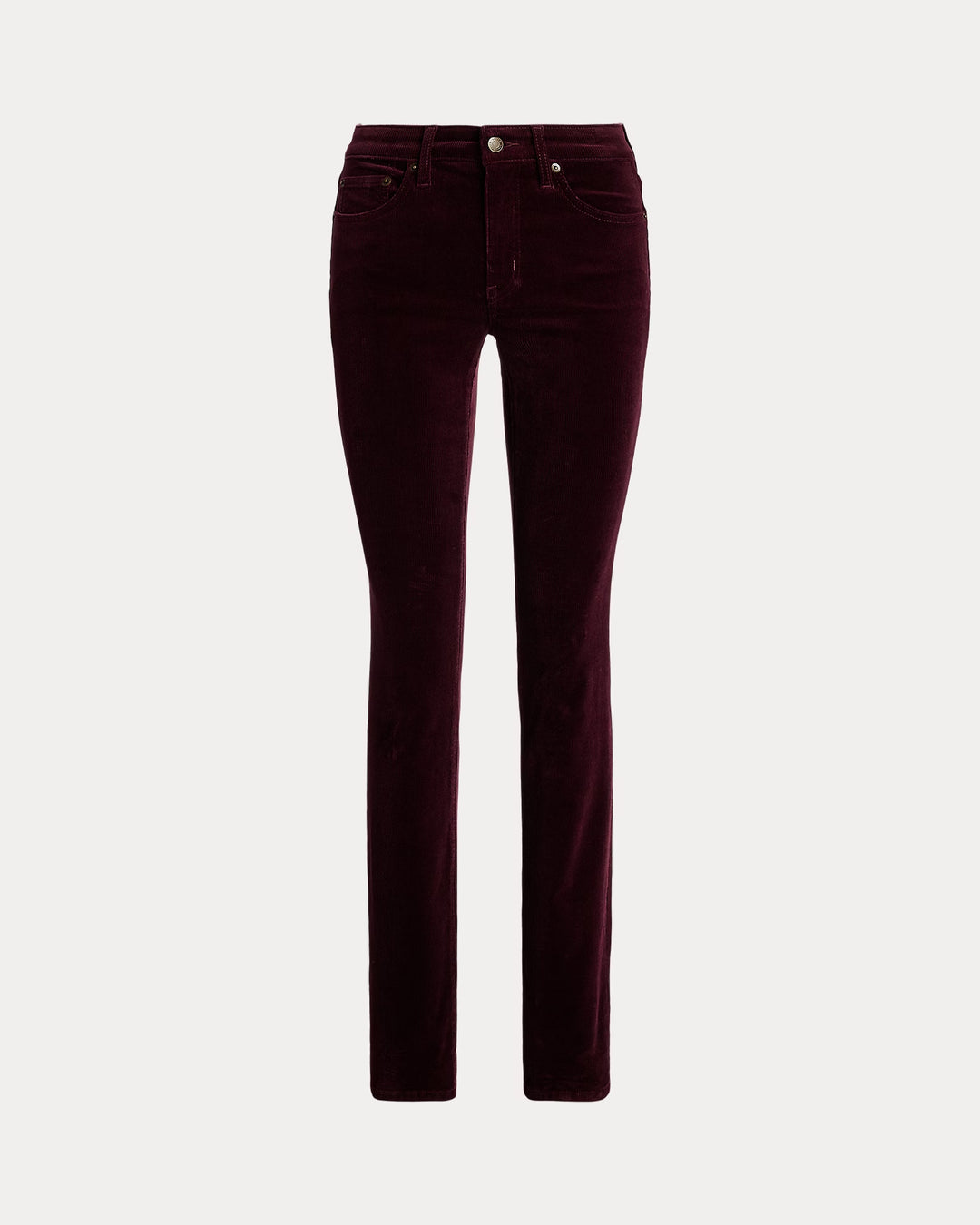 Ralph Lauren Stretch Corduroy Mid-Rise Straight Pant