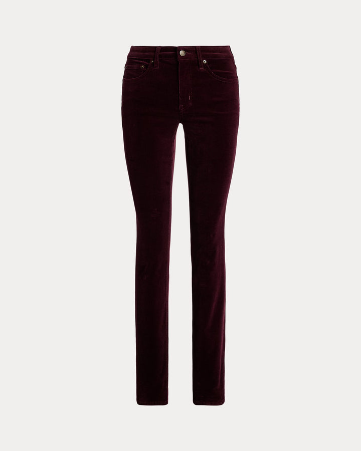 Ralph Lauren Stretch Corduroy Mid-Rise Straight Pant