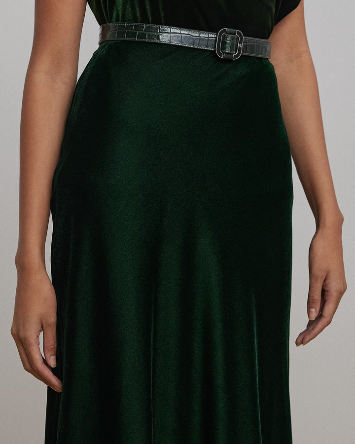 Ralph Lauren Velvet A-Line Skirt