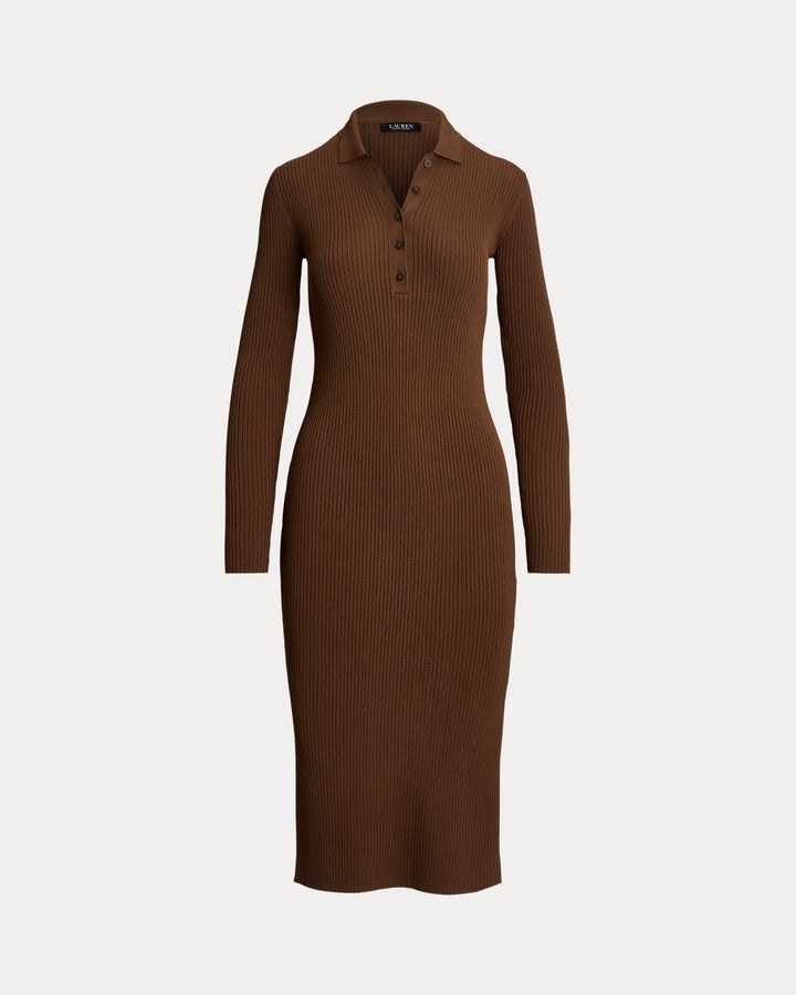 Ralph Lauren Rib-Knit Polo Dress