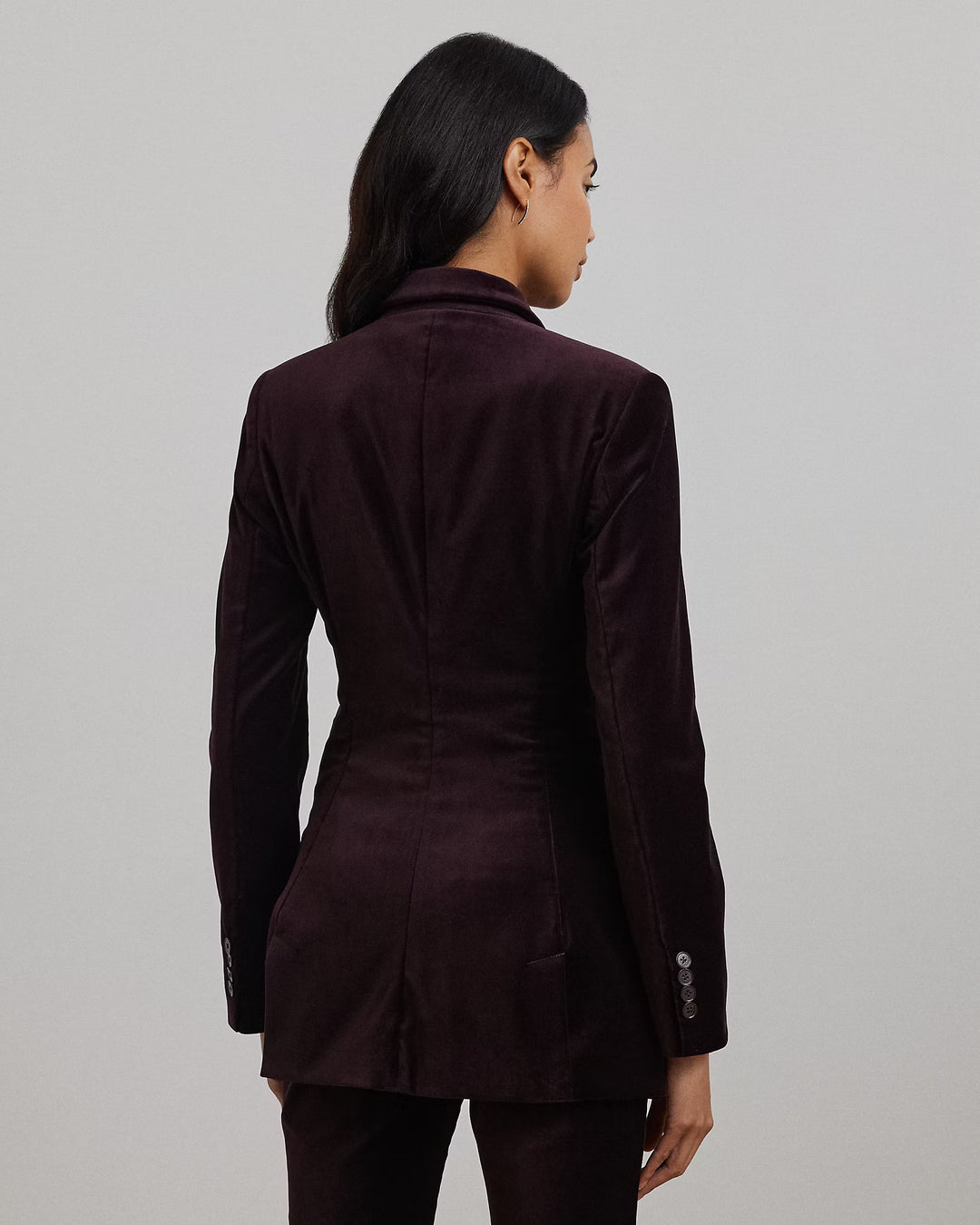 Ralph Lauren Double-Breasted Velvet Blazer