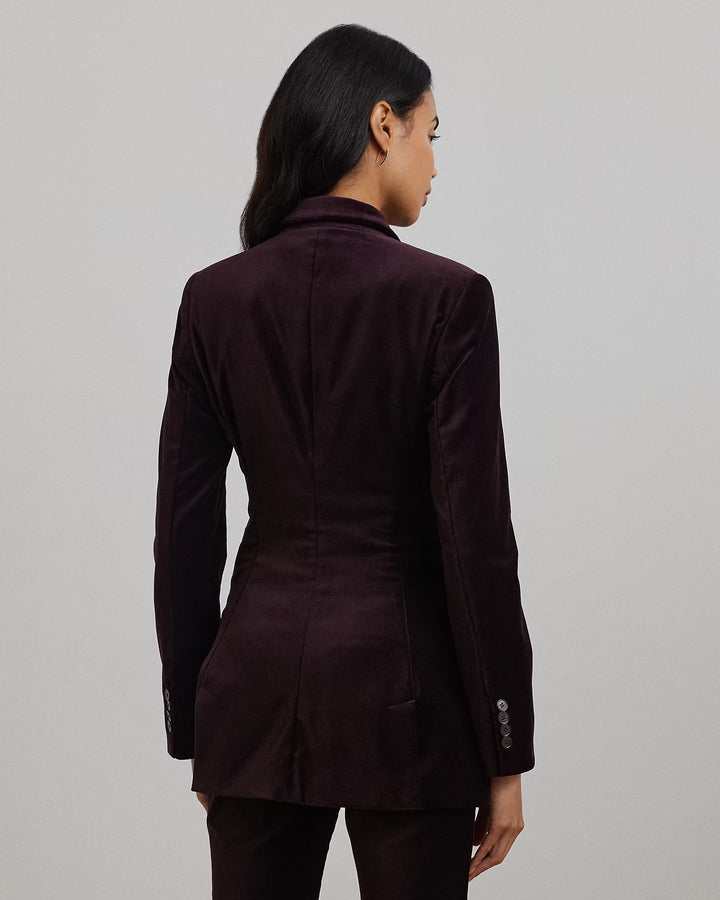 Ralph Lauren Double-Breasted Velvet Blazer