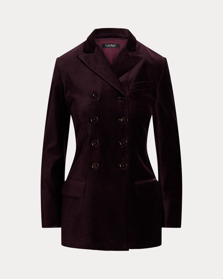 Ralph Lauren Double-Breasted Velvet Blazer