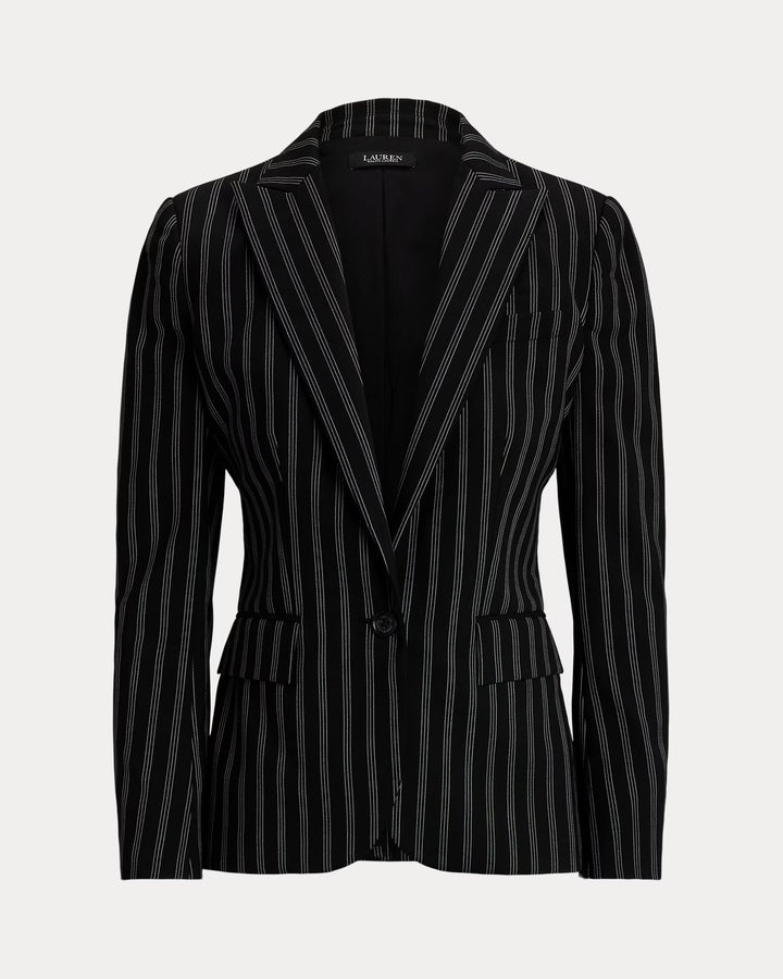 Ralph Lauren Striped Wool-Blend Blazer