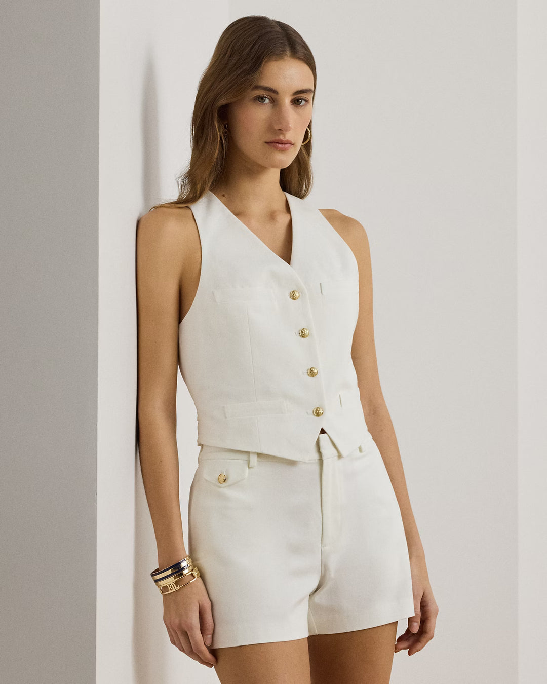 Ralph Lauren Stretch Cotton Canvas & Twill Vest