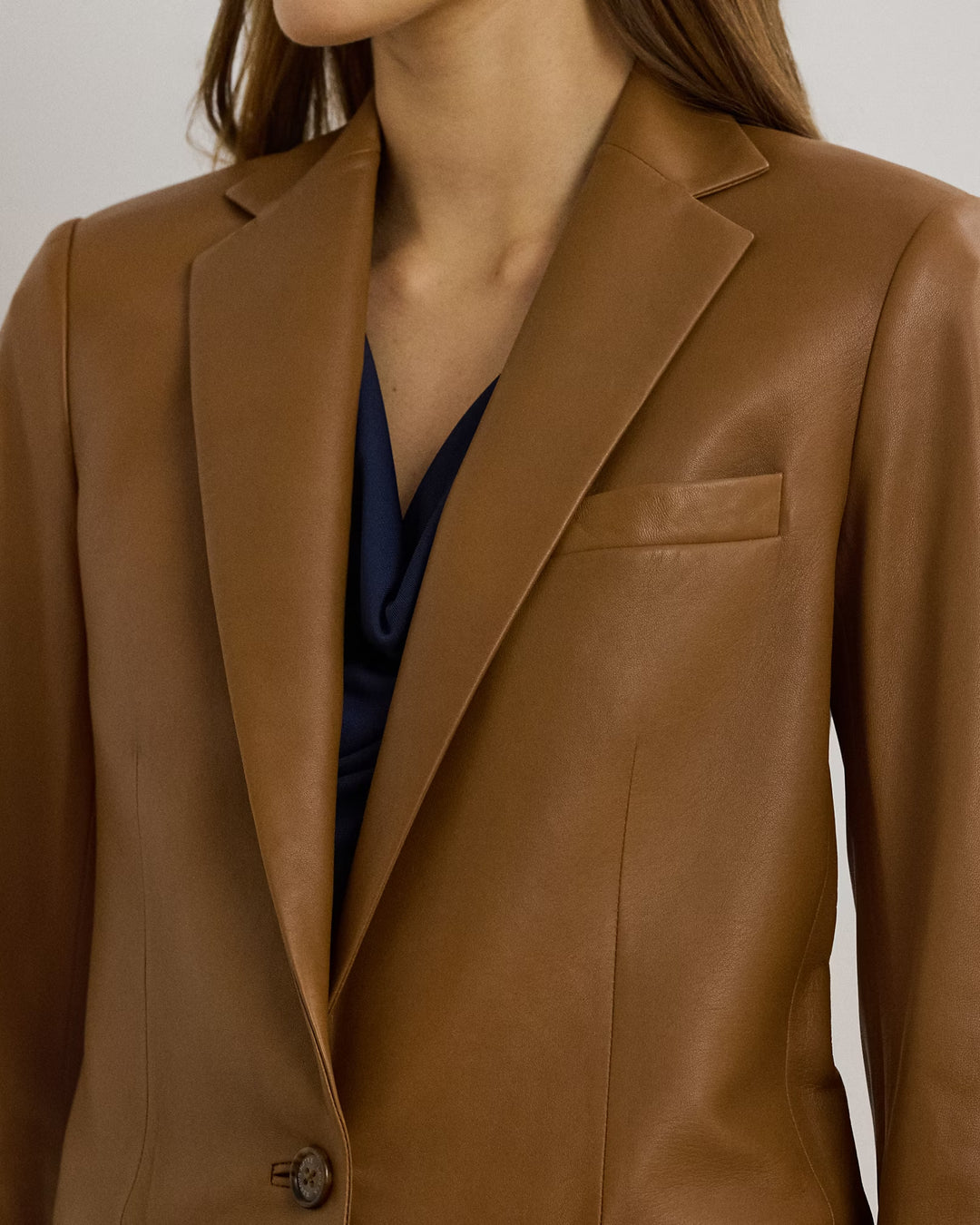 Ralph Lauren Lambskin Blazer