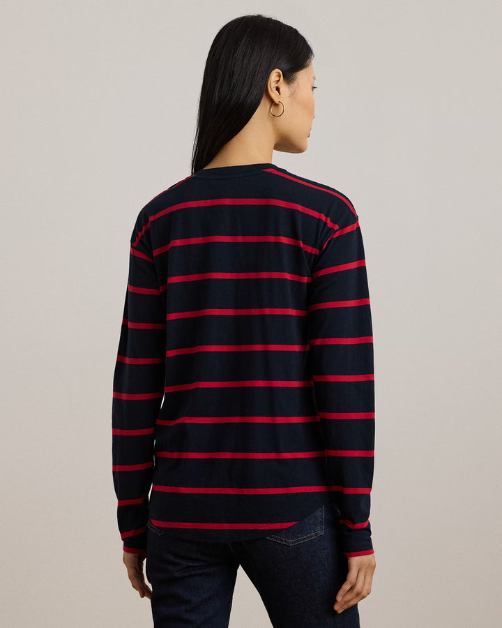 Ralph Lauren Striped Jersey Long-Sleeve Tee