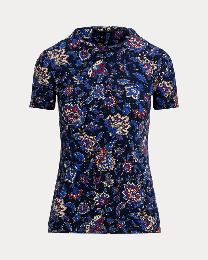Ralph Lauren Floral Stretch Cotton Crewneck Tee