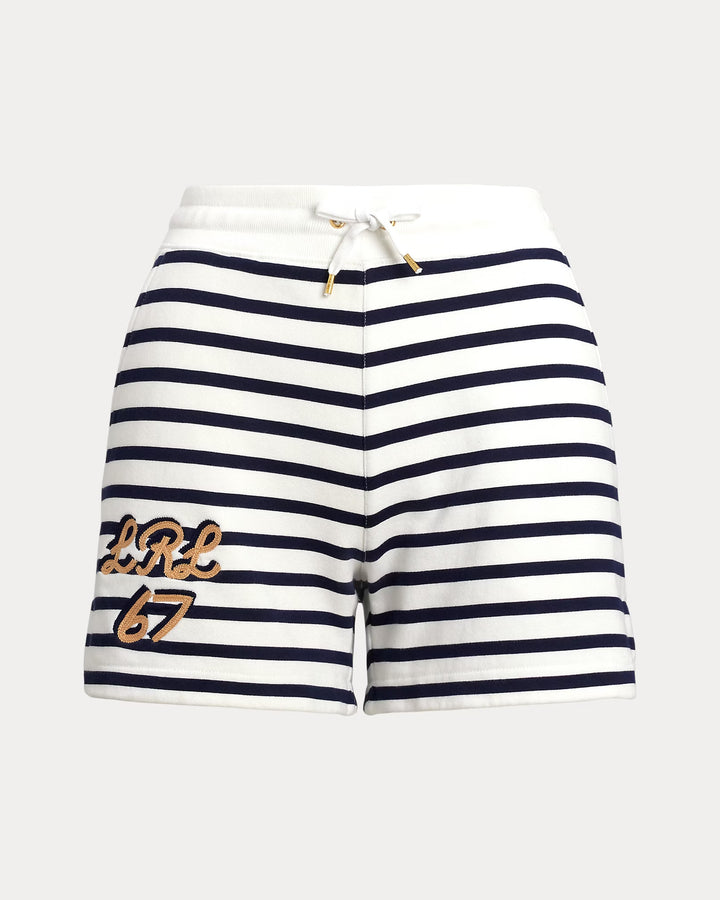 Ralph Lauren Striped French Terry Drawcord Short