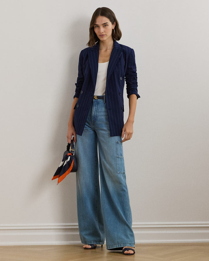 Ralph Lauren High-Rise Wide-Leg Carpenter Jean