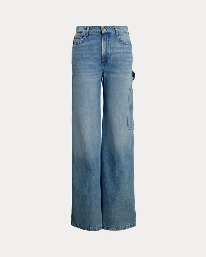 Ralph Lauren High-Rise Wide-Leg Carpenter Jean