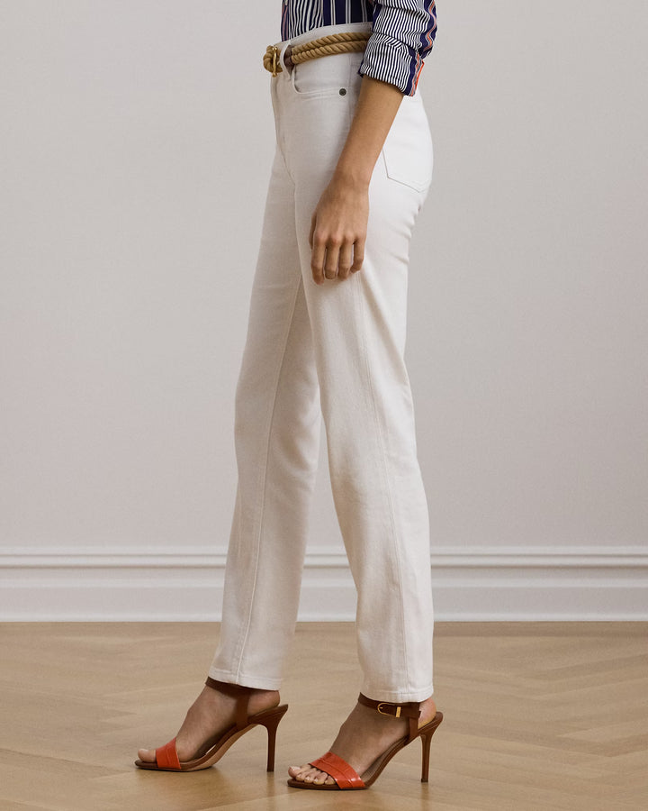 Ralph Lauren High-Rise Straight Ankle Jean