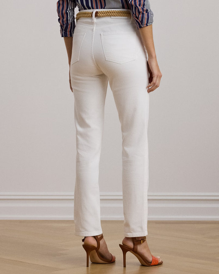 Ralph Lauren High-Rise Straight Ankle Jean