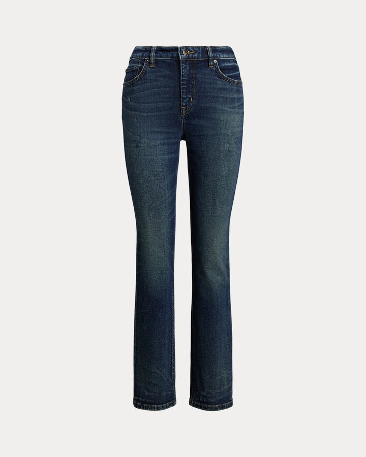 Ralph Lauren High-Rise Straight Ankle Jean