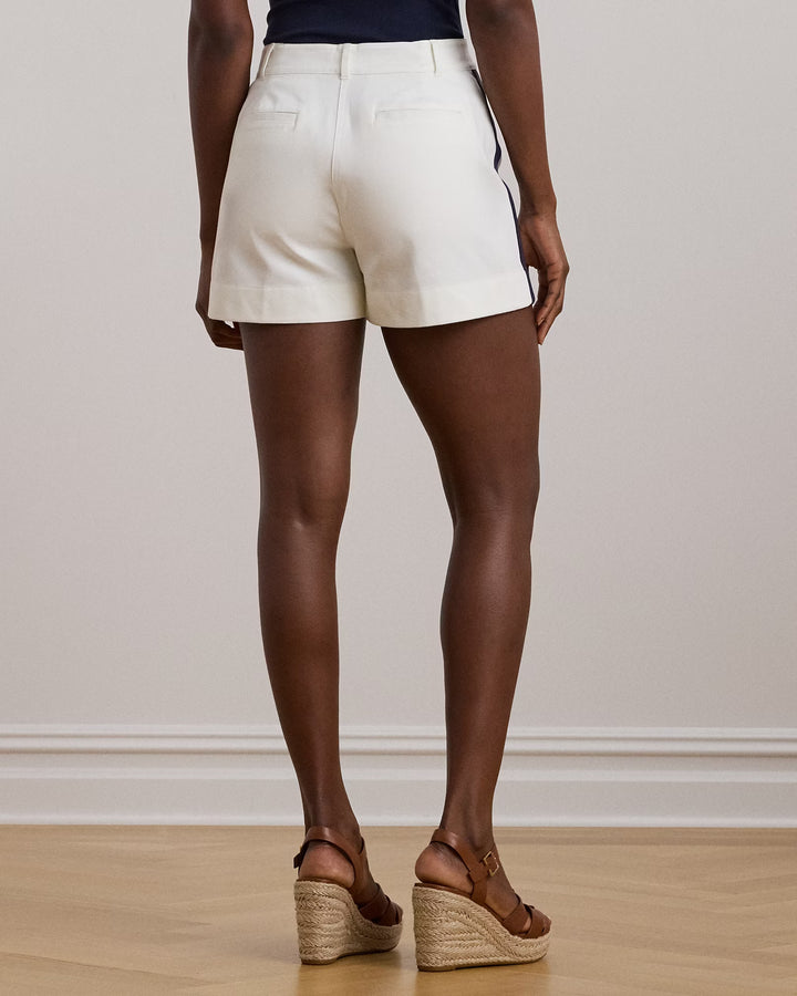 Ralph Lauren Side-Stripe Cotton Canvas Sailor Short