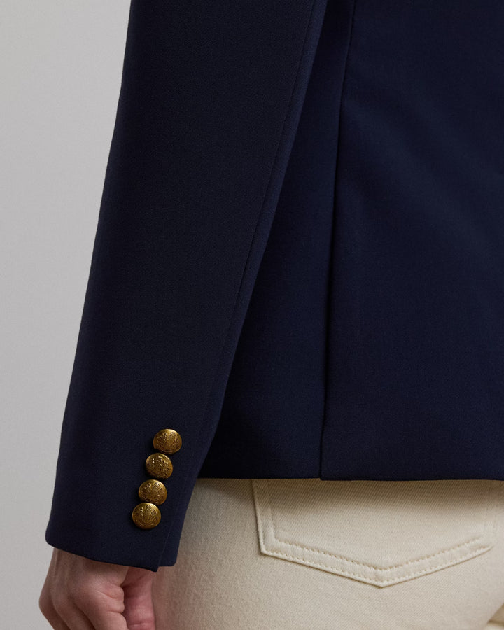 Ralph Lauren Metallic-Trim Twill Jacket
