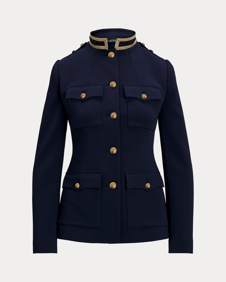 Ralph Lauren Metallic-Trim Twill Jacket
