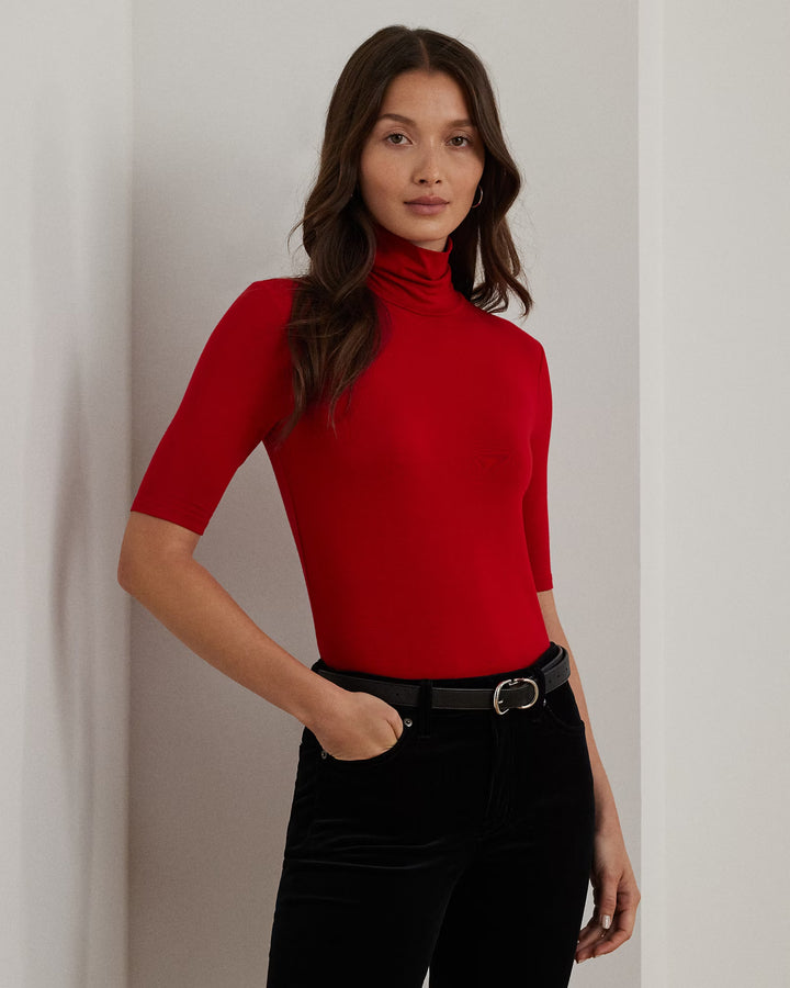Ralph Lauren Stretch Jersey Turtleneck