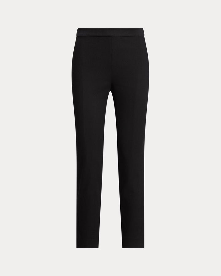 Ralph Lauren High-Rise Cotton-Blend Cropped Pant