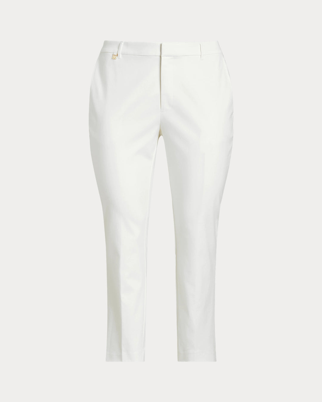 Ralph Lauren Double-Faced Stretch Cotton Ankle Pant