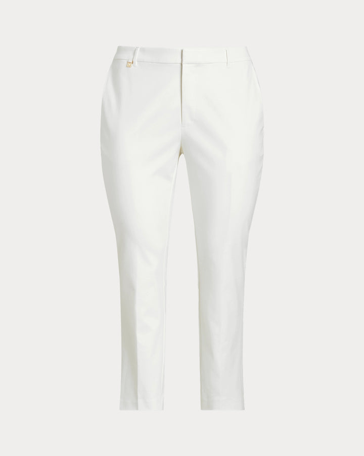 Ralph Lauren Double-Faced Stretch Cotton Ankle Pant