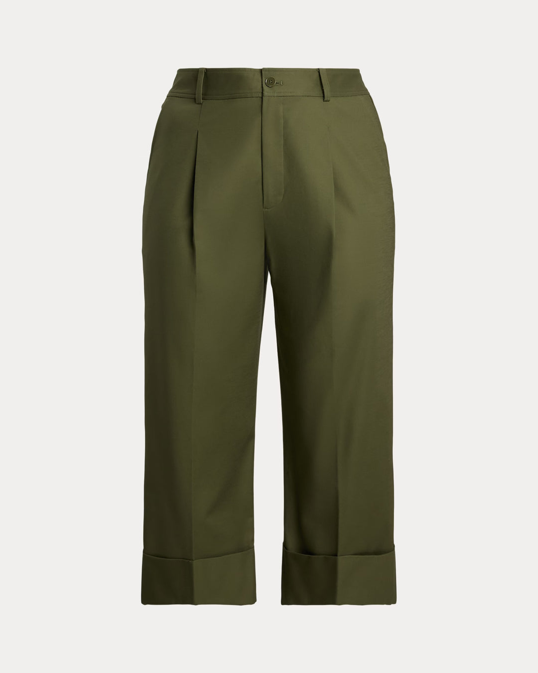Ralph Lauren Double-Faced Stretch Cotton Ankle Pant
