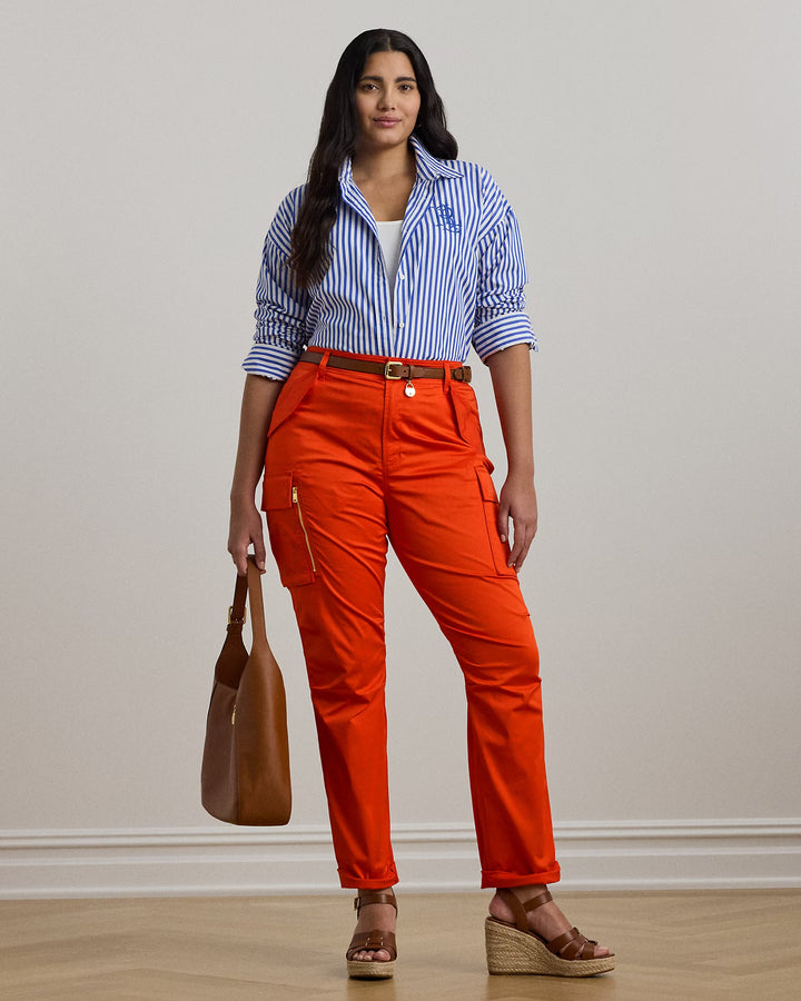 Ralph Lauren Cotton Sateen Cargo Pant