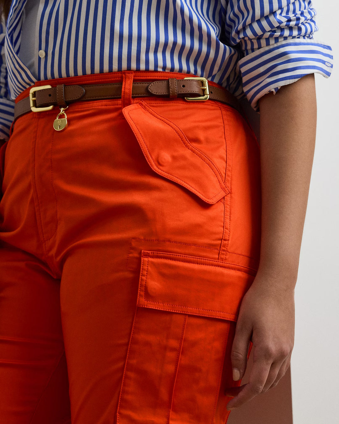 Ralph Lauren Cotton Sateen Cargo Pant