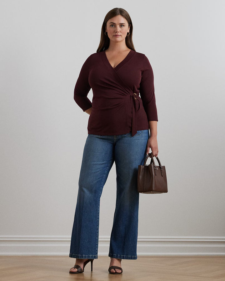 Ralph Lauren Stretch Jersey Top