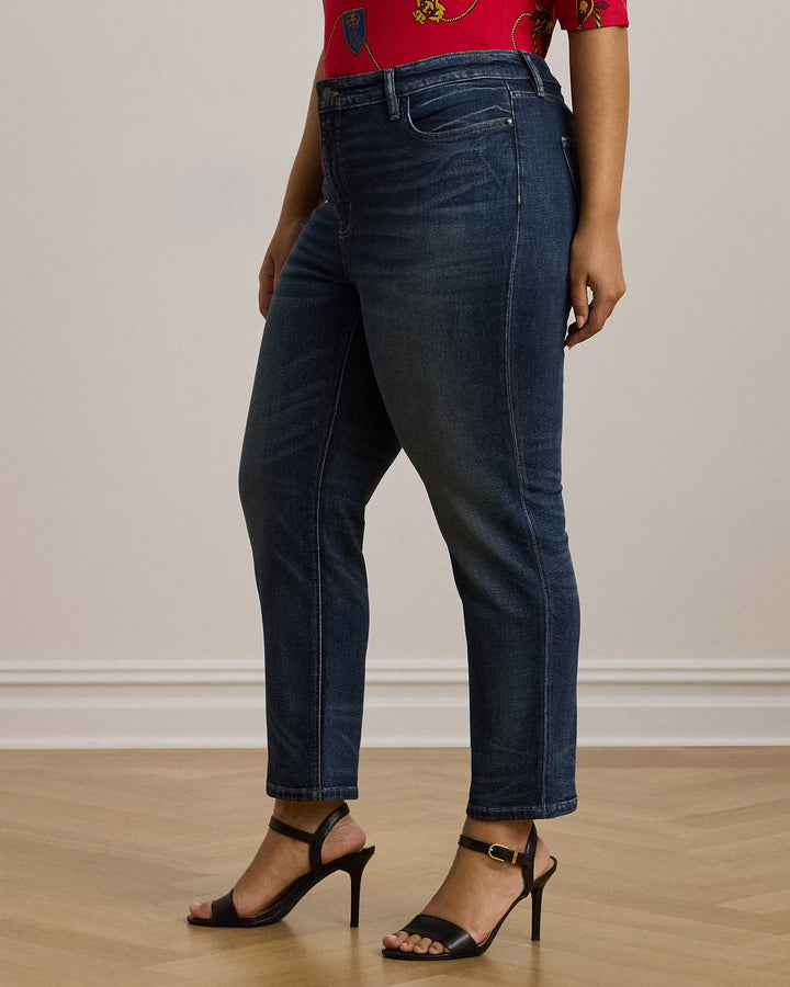 Ralph Lauren High-Rise Straight Ankle Jean