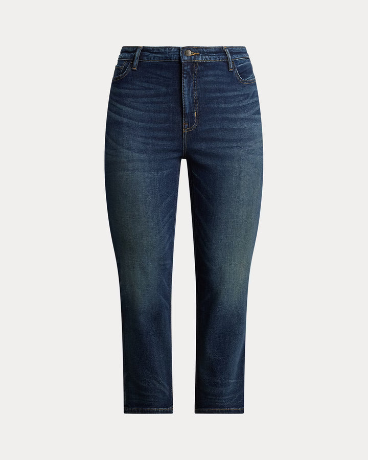 Ralph Lauren High-Rise Straight Ankle Jean