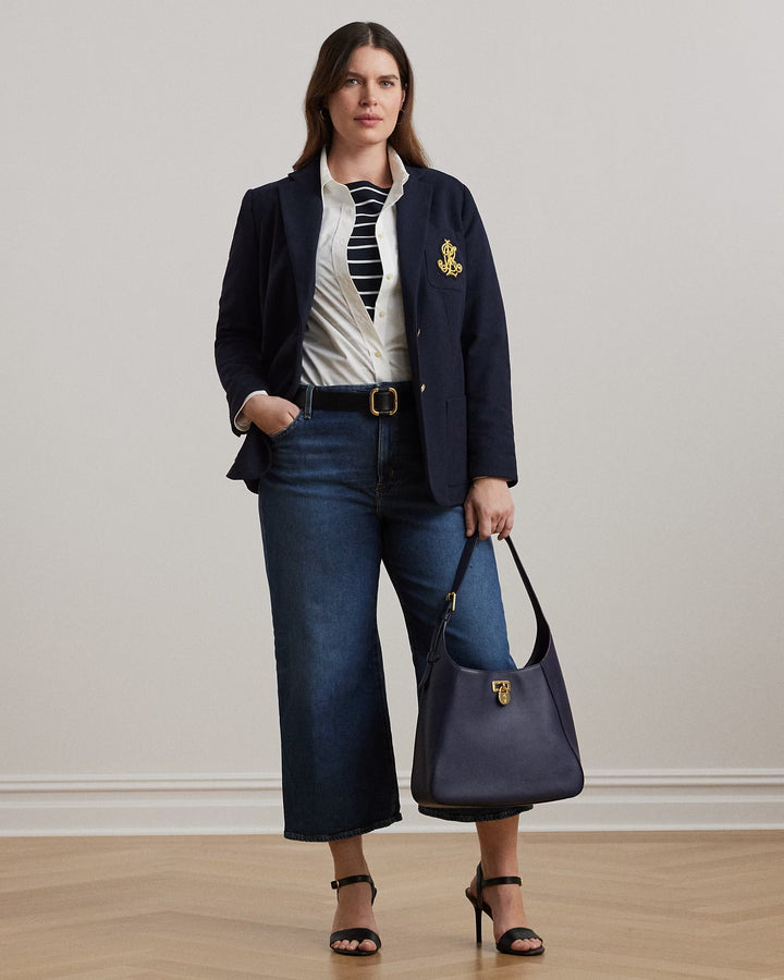 Ralph Lauren High-Rise Wide-Leg Cropped Jean