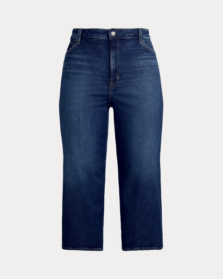 Ralph Lauren High-Rise Wide-Leg Cropped Jean