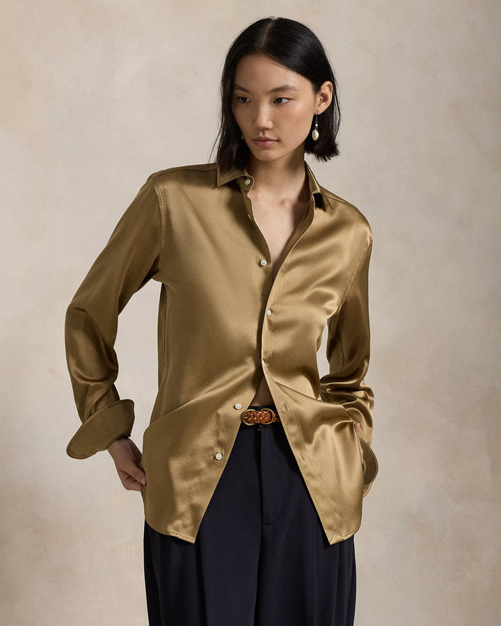Ralph Lauren Slim Fit Silk Shirt