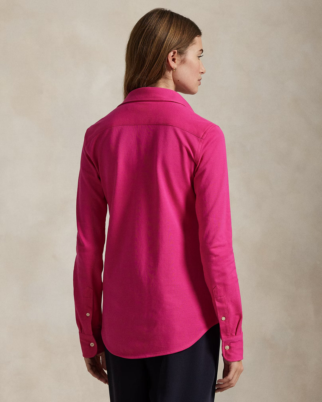 Ralph Lauren Slim Fit Knit Cotton Oxford Shirt Save your Wishlist