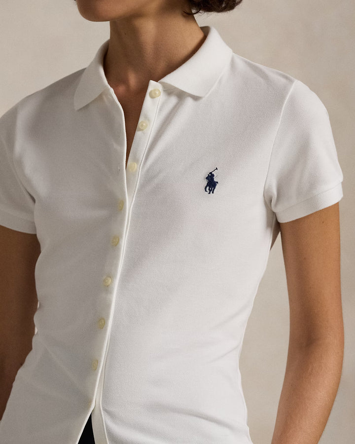 Ralph Lauren Buttoned-Placket Polo Shirt