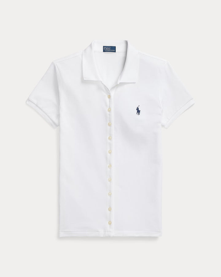 Ralph Lauren Buttoned-Placket Polo Shirt