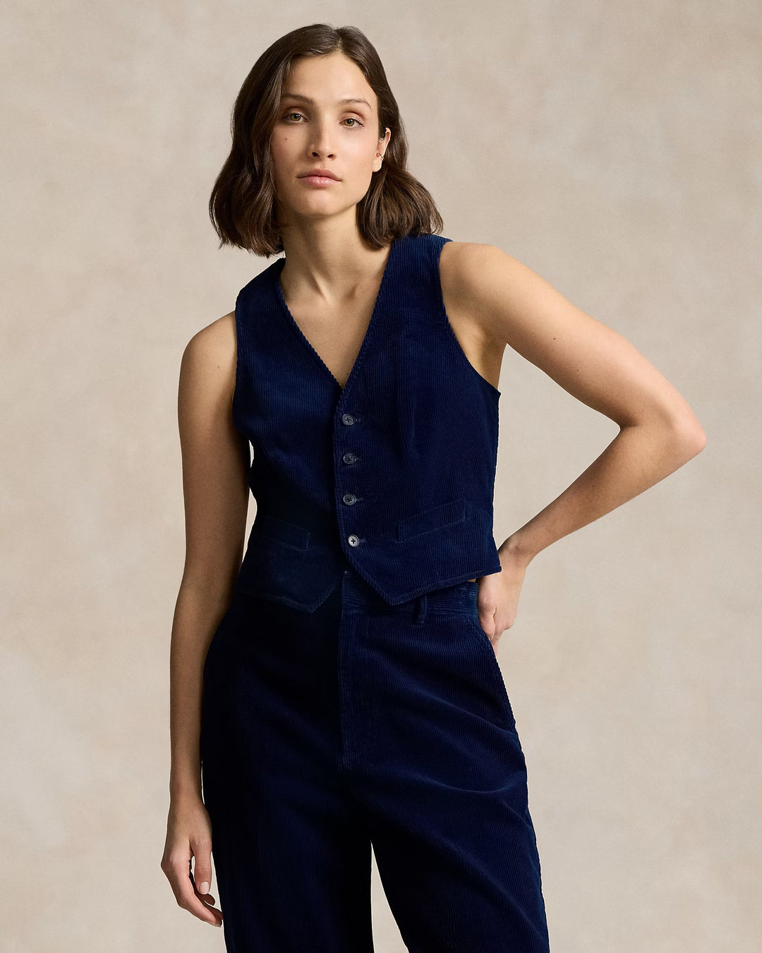 Ralph Lauren Cotton Corduroy Vest