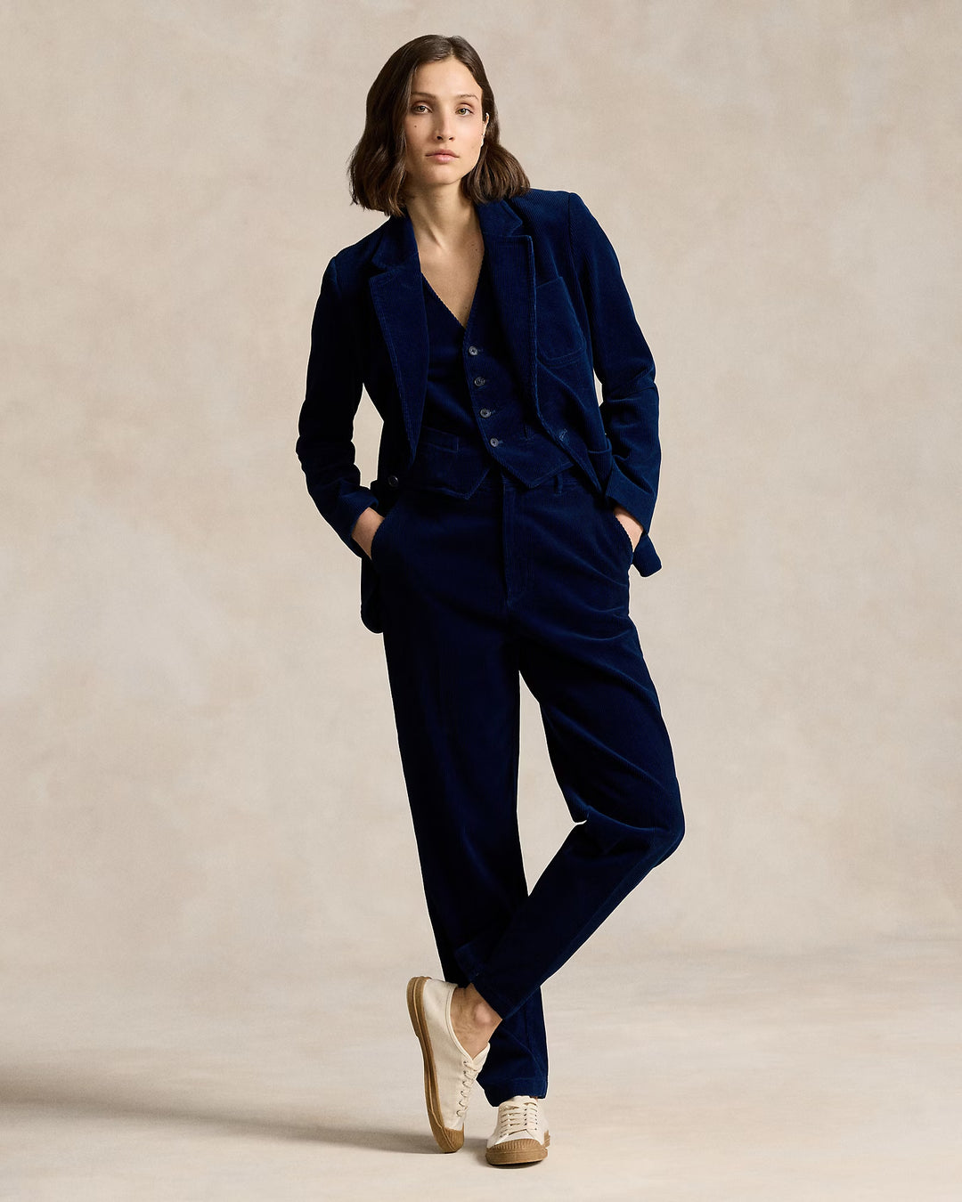 Ralph Lauren Cotton Corduroy Tapered Pant