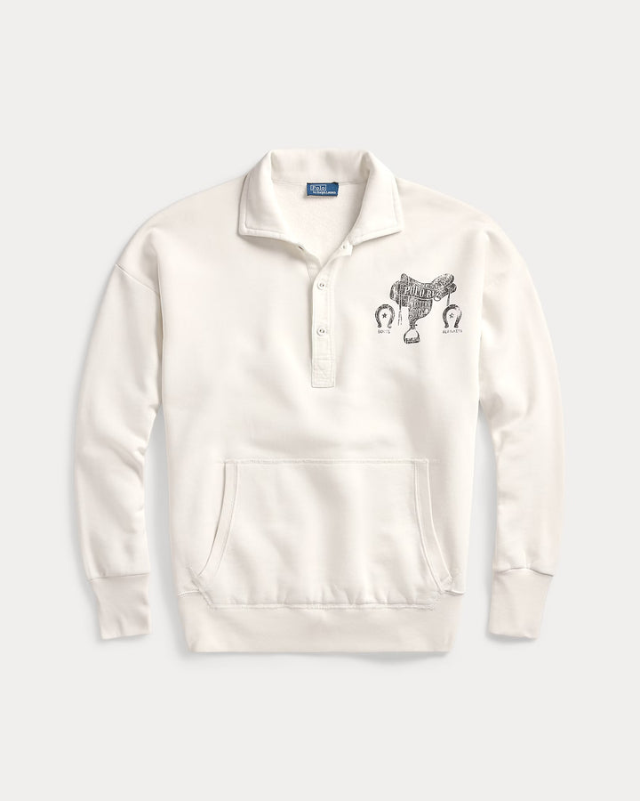 Ralph Lauren Graphic Fleece Quarter-Placket Pullover