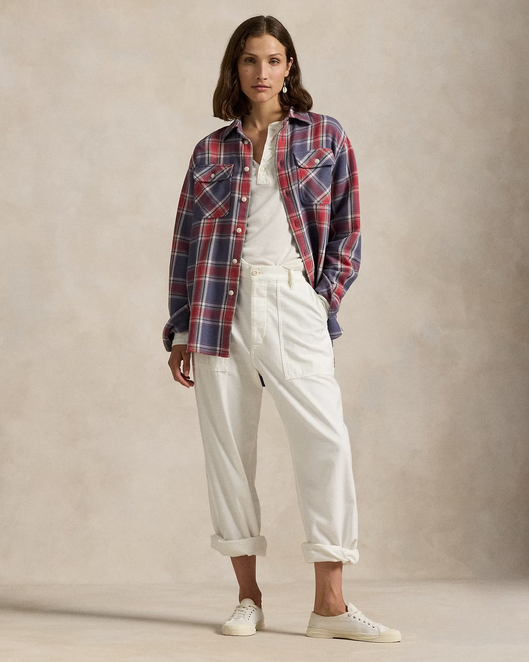 Ralph Lauren Plaid Cotton Twill Workshirt