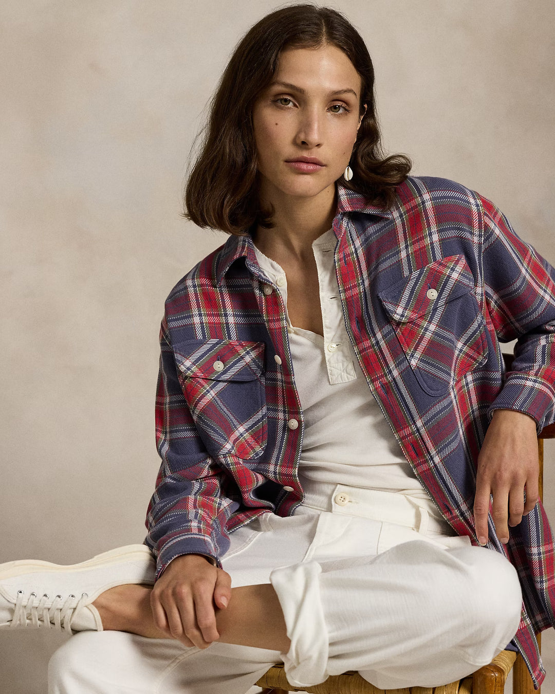 Ralph Lauren Plaid Cotton Twill Workshirt
