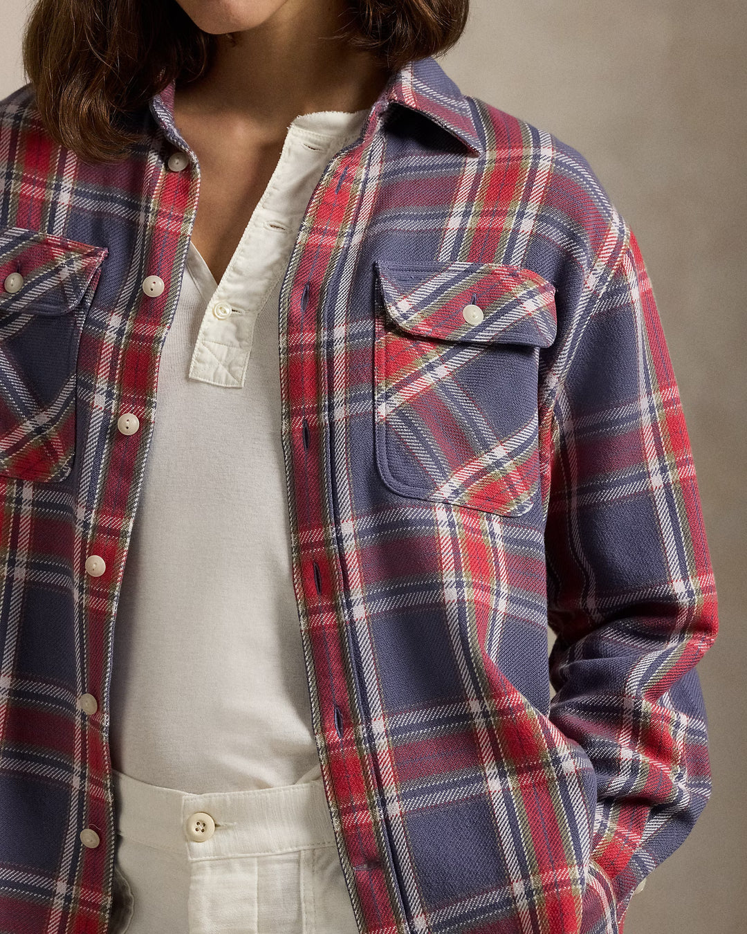 Ralph Lauren Plaid Cotton Twill Workshirt