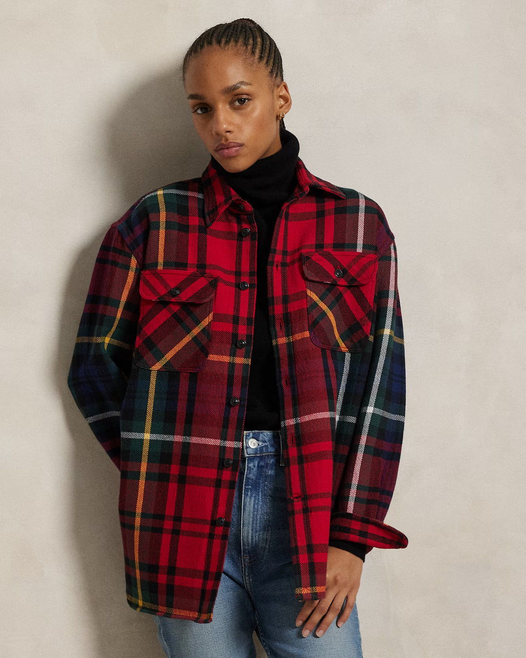 Ralph Lauren Plaid Cotton Twill Workshirt