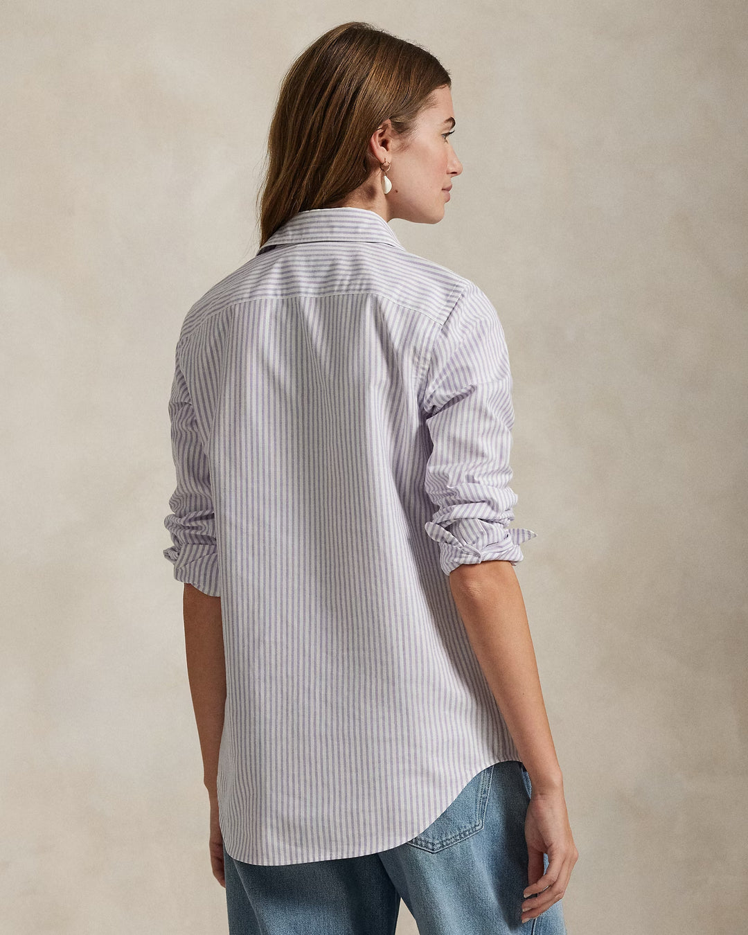 Ralph Lauren Stretch Slim Fit Striped Oxford Shirt Save your Wishlist